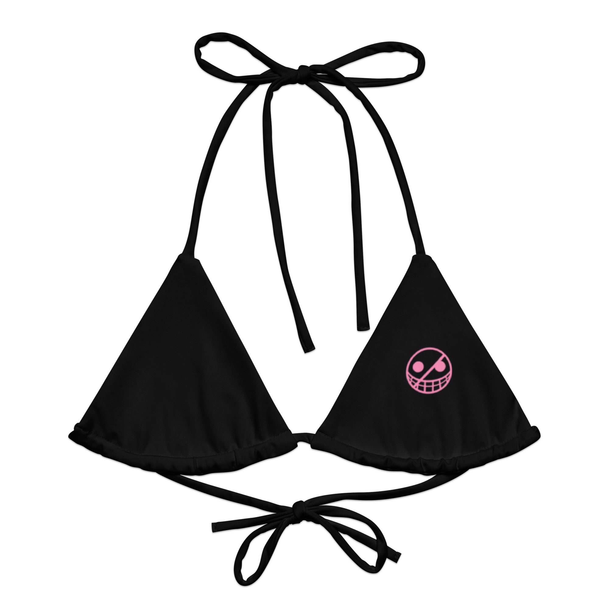 Joke Me Bikini Top Black