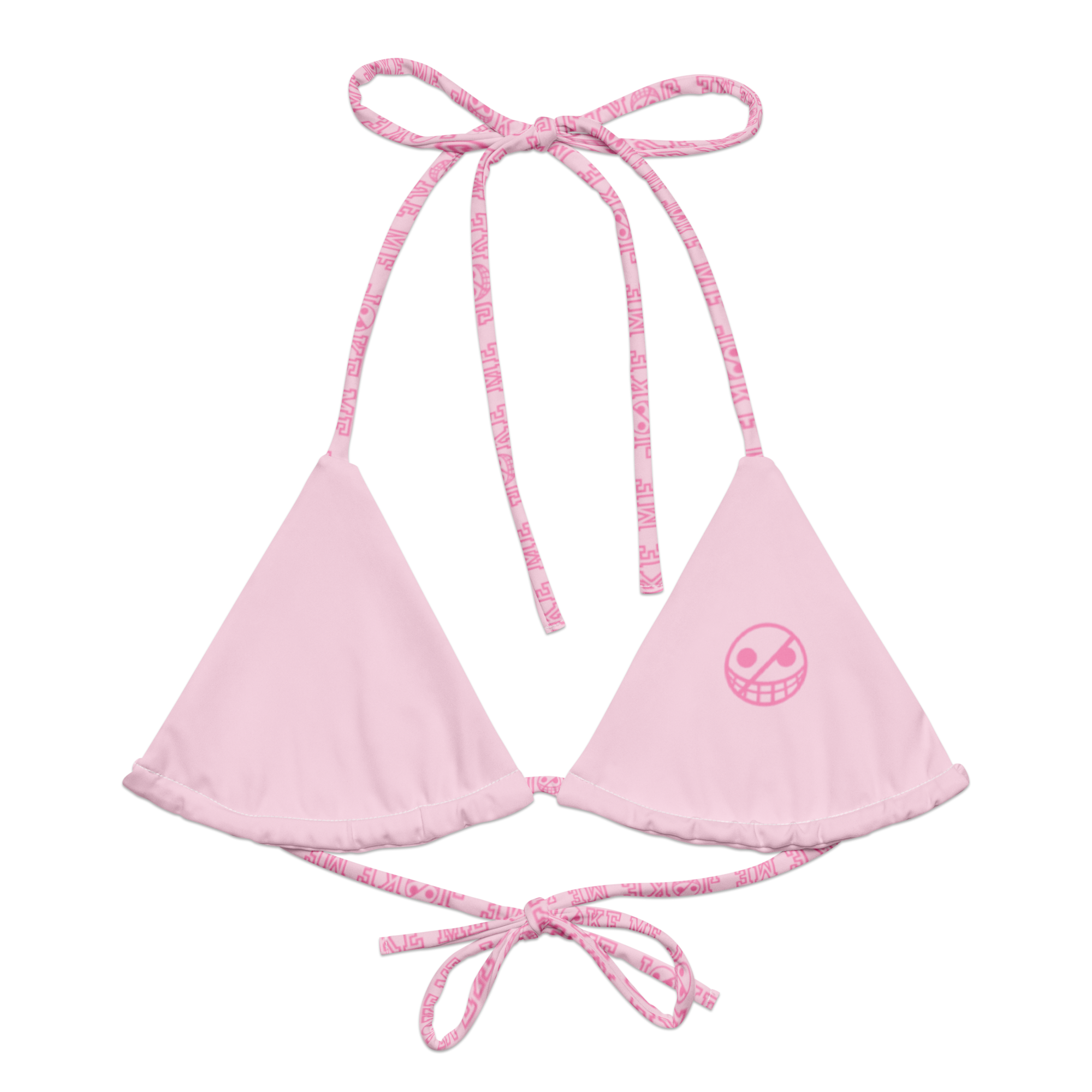 Joke Me Bikini Top Pink