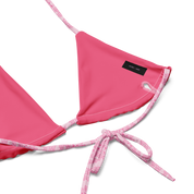 Joke Me Bikini Top Pink