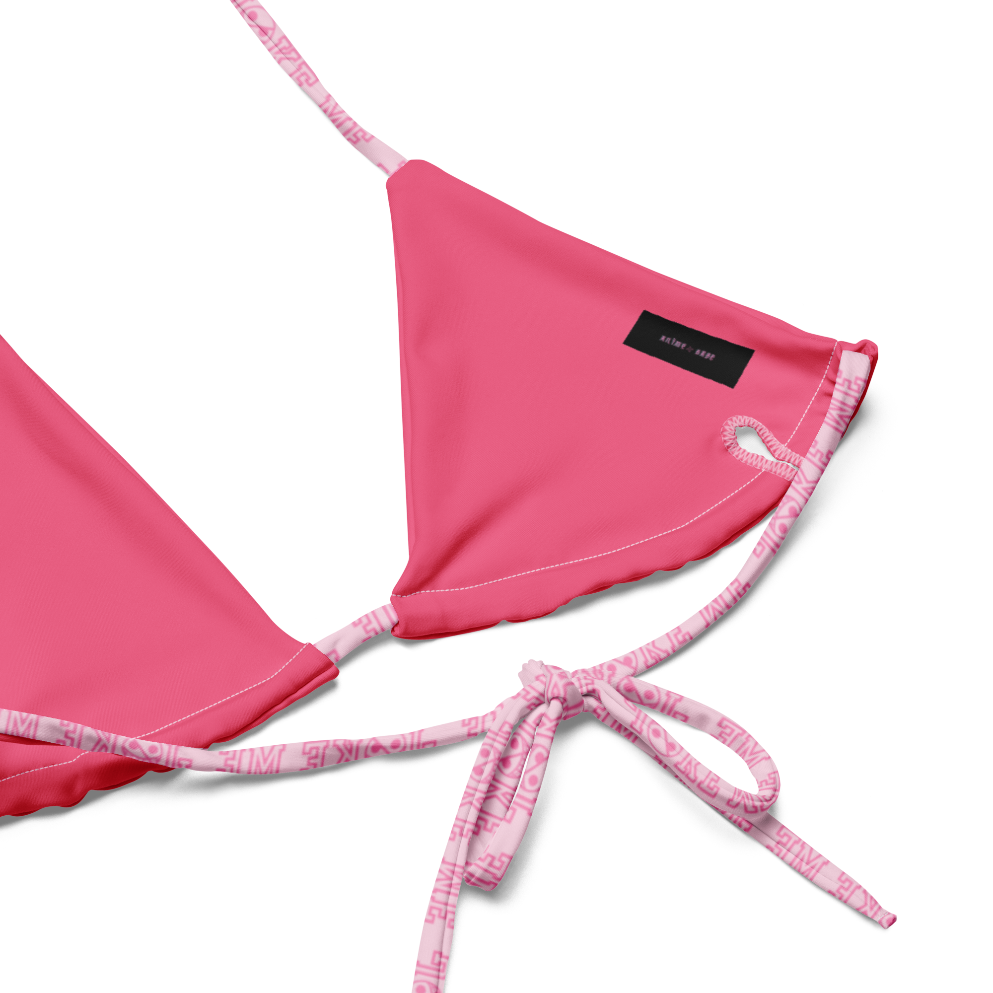 Joke Me Bikini Top Pink